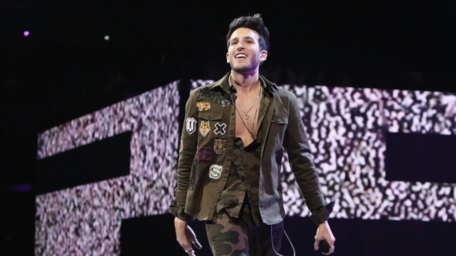 Sebastián Yatra presenta su nueva canción junto a Dálmata. Foto: Getty Images