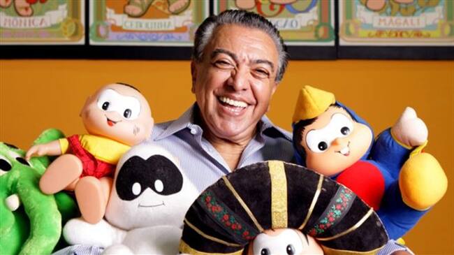 Mauricio de Sousa ha creado más de 200 personajes.. Foto: BBC Mundo