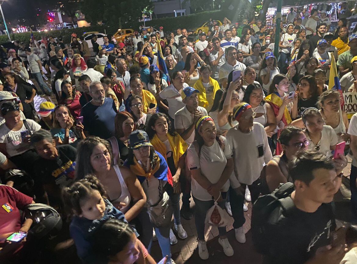 Gran protesta mundial por la verdad de Venezuela, asistentes en Cúcuta. / Foto: Cortesía.