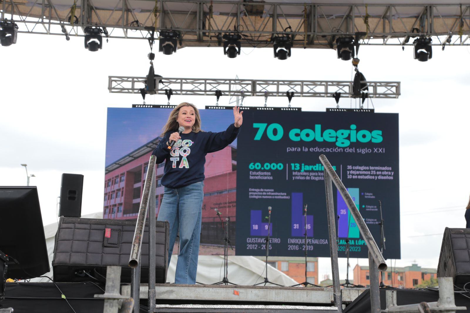 Secretaria de Educación del Bogotá, Edna Bonilla. Foto: Twitter oficial Edna Bonilla.
