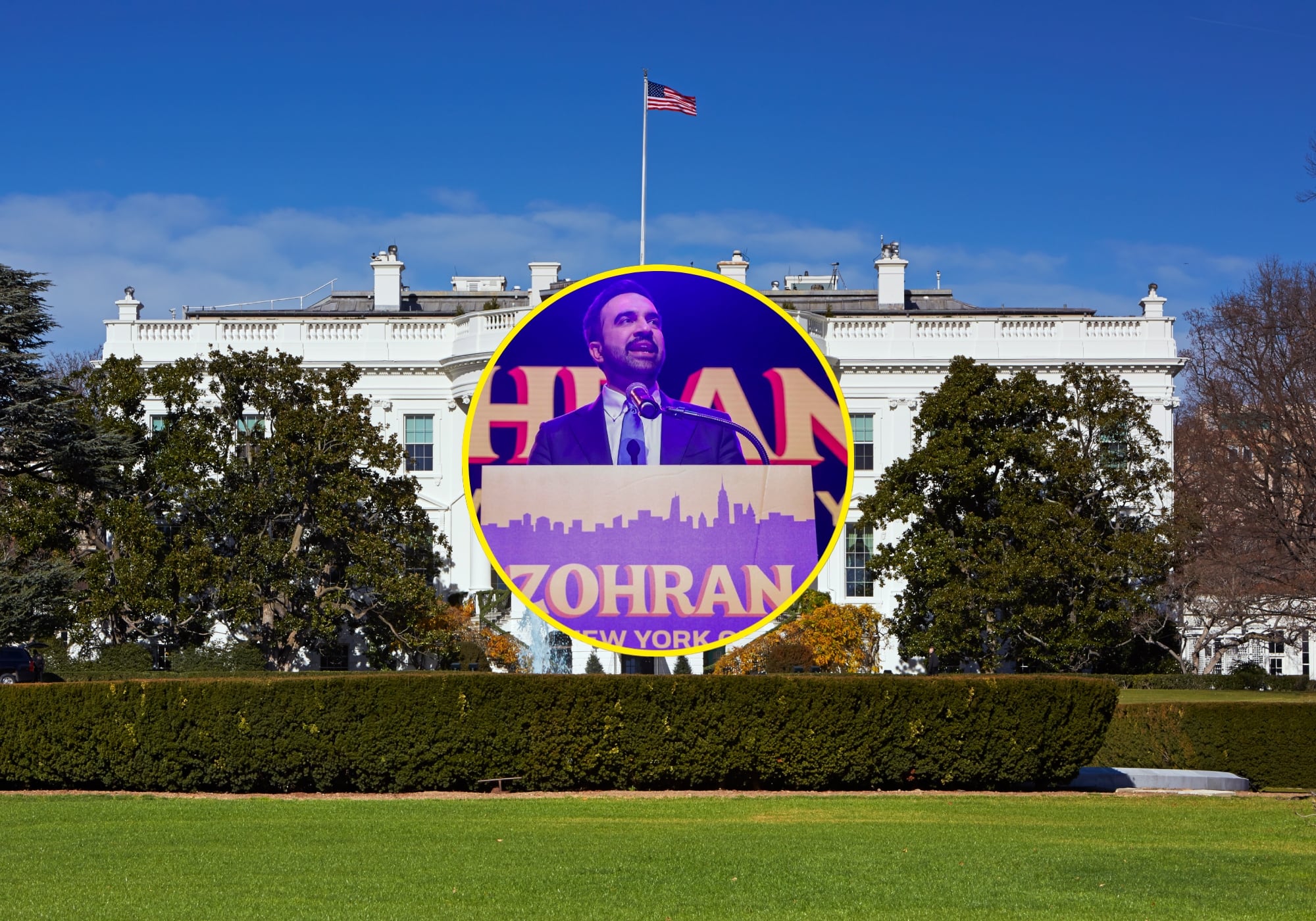 La Casa Blanca afirmó que recibirá este viernes a un “comunista”, en referencia a Zohran Mamdani. Foto: Getty Images/ EFE.