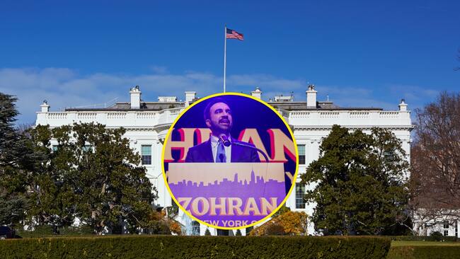 La Casa Blanca afirmó que recibirá este viernes a un “comunista”, en referencia a Zohran Mamdani. Foto: Getty Images/ EFE.