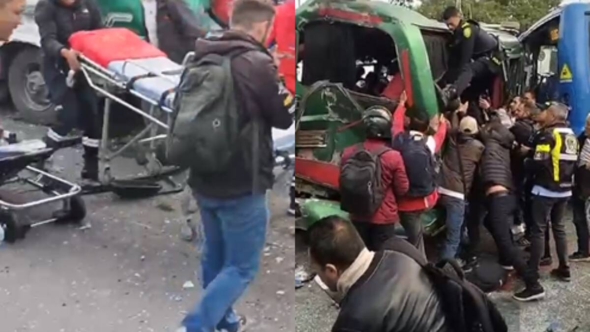 Más de 40 personas resultaron heridas por accidente en el suroccidente de Bogotá
