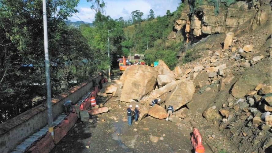 Otra vía alterna al llano cerrada es la del Cusiana. Foto: Transversal del Sisga