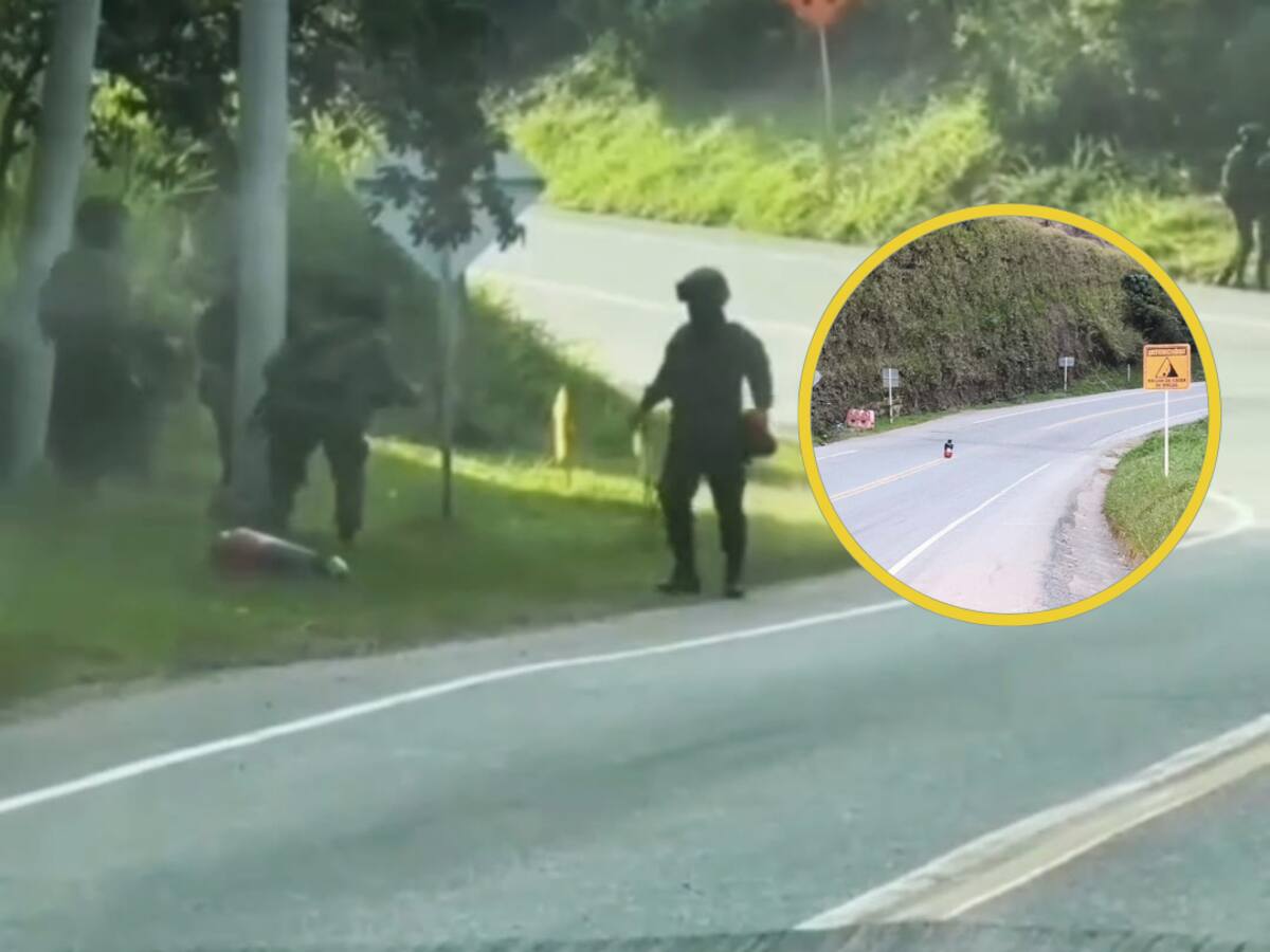 Destruyen un explosivo y propaganda del ELN en la vía Panamericana del Cauca