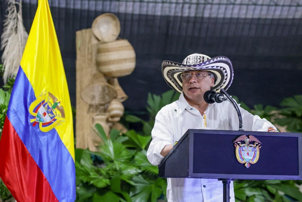 Gustavo Petro en San Andrés de Sotavento, Córdoba.