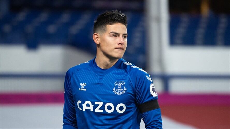 La cláusula desconocida entre Everton y James Rodríguez. Foto: Emma Simpson - Everton FC/Everton FC via Getty Images