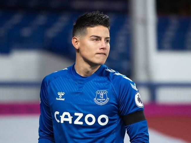 La cláusula desconocida entre Everton y James Rodríguez. Foto: Emma Simpson - Everton FC/Everton FC via Getty Images