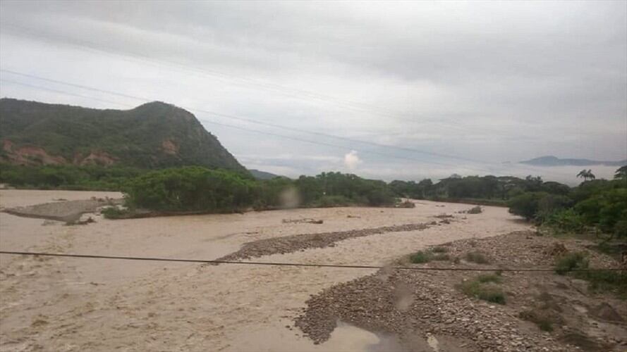 En riesgo familias en el  municipio de El Zulia por temporada de lluvias. Foto: Cortesía