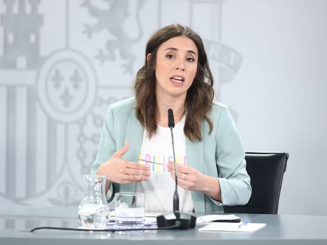 Ministra de Igualdad de España Irene Montero. Foto: GettyImages.