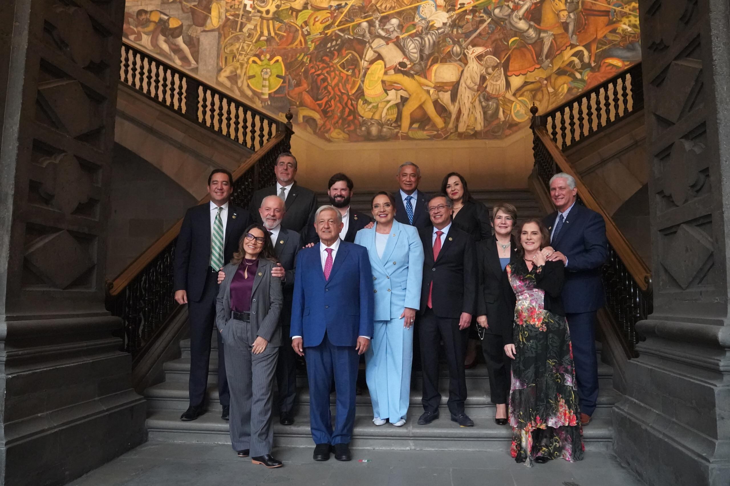 Petro se reunió con diferentes mandatarios latinoamericanos en México. Foto: Suministrada.