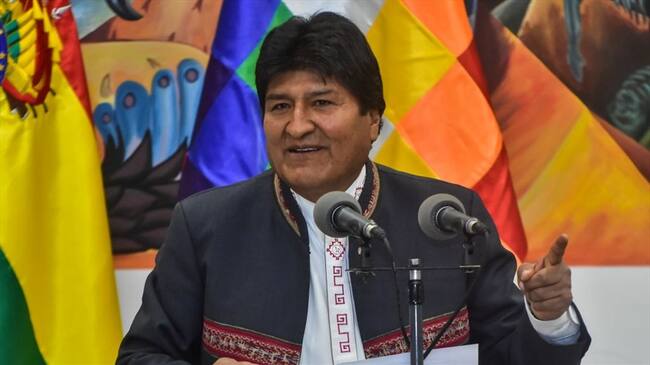 Morales reaccionó por su cuenta de Twitter a la designación como jefe de campaña del MAS.. Foto: Getty Images