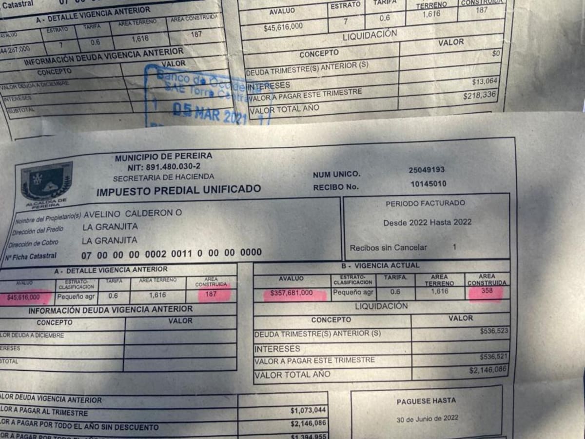 Continúan las denuncias sobre los incrementos en el impuesto predial en Pereira