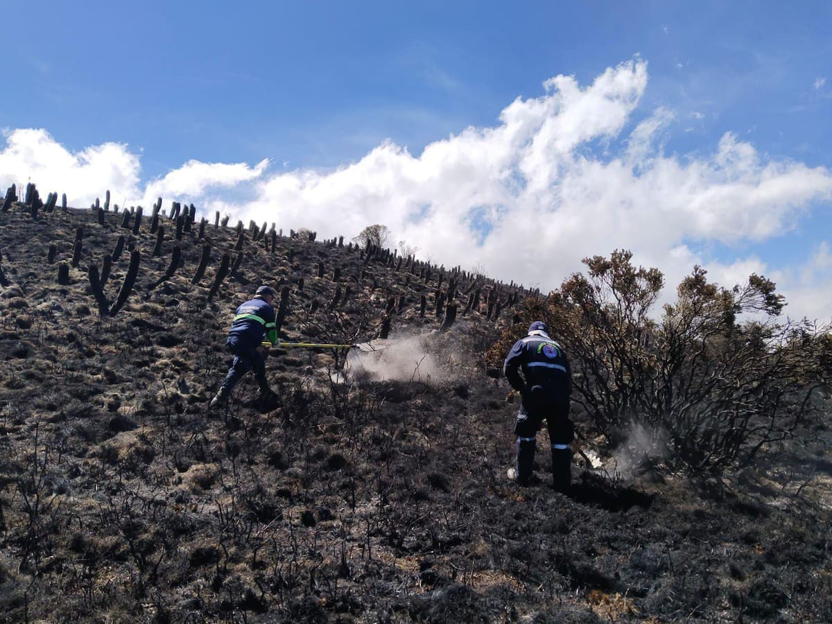 Los páramos de Boyacá son los más incendiables y sensibles de Colombia