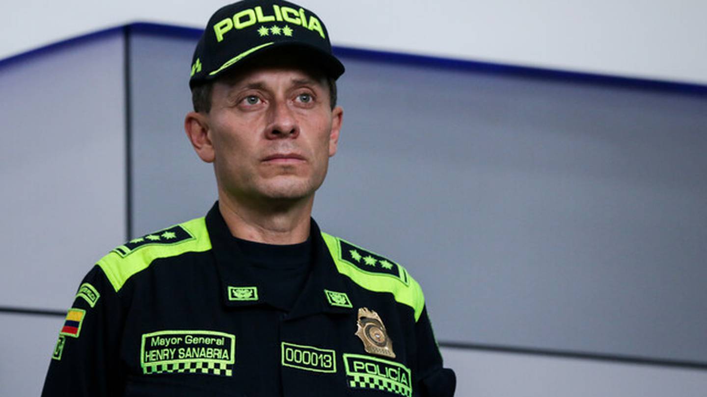 General de la Policía Henry Sanabria. Foto: Colprensa-Mariano Vimos