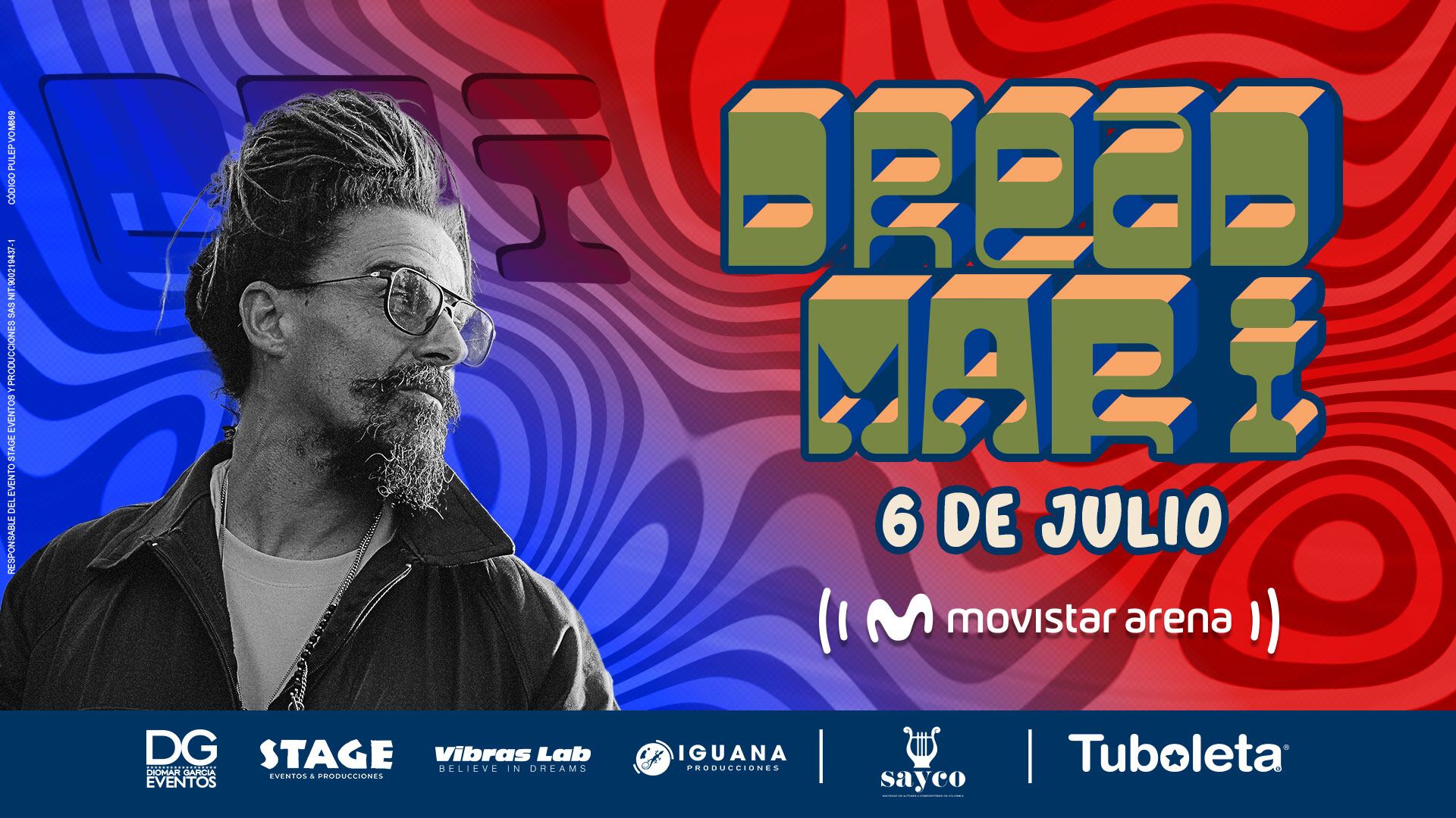 Concierto de Dread Mar en Bogotá.