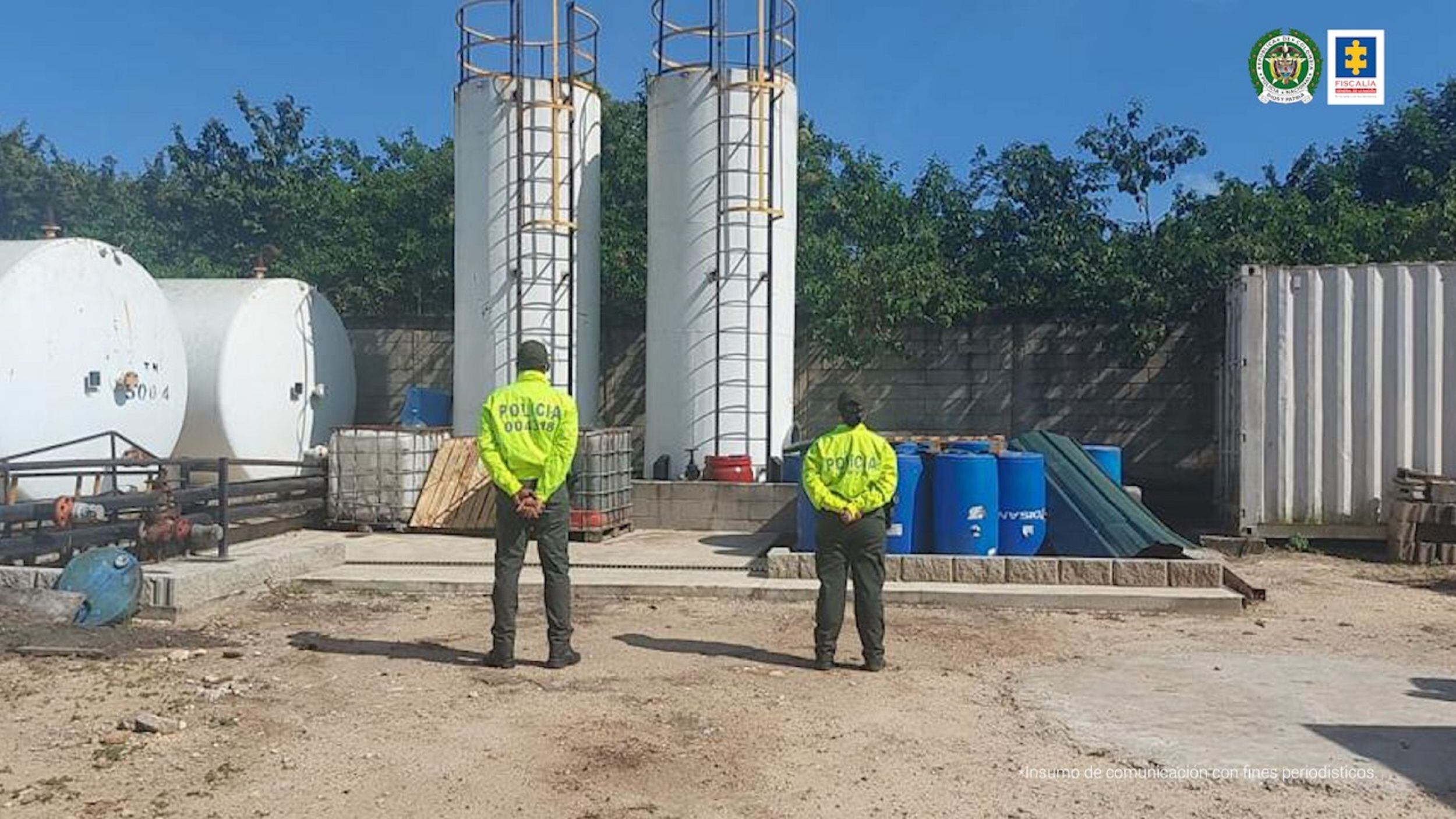 Embargan bienes que harían parte del patrimonio de una red dedicada al hurto de hidrocarburos. Foto: Fiscalía.