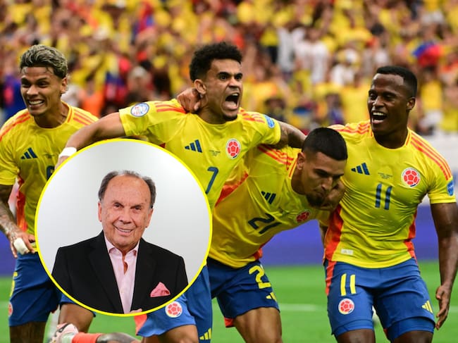 Hernán Peláez analiza el primer tiempo de Colombia. Foto: Getty Images/ W Radio