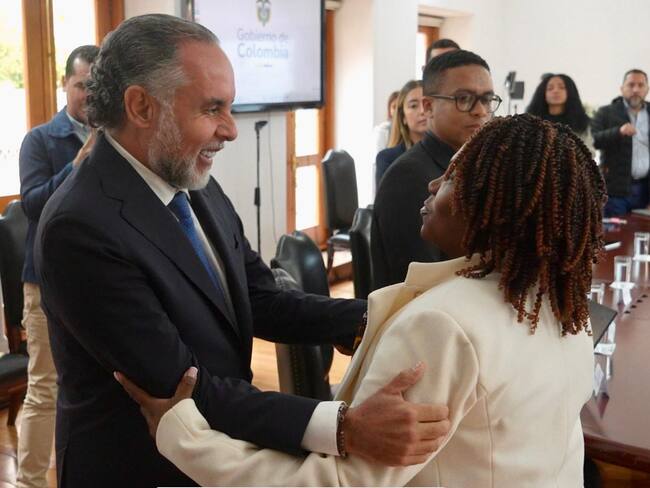Francia Márquez y Armando Benedetti. Foto: MinInterior