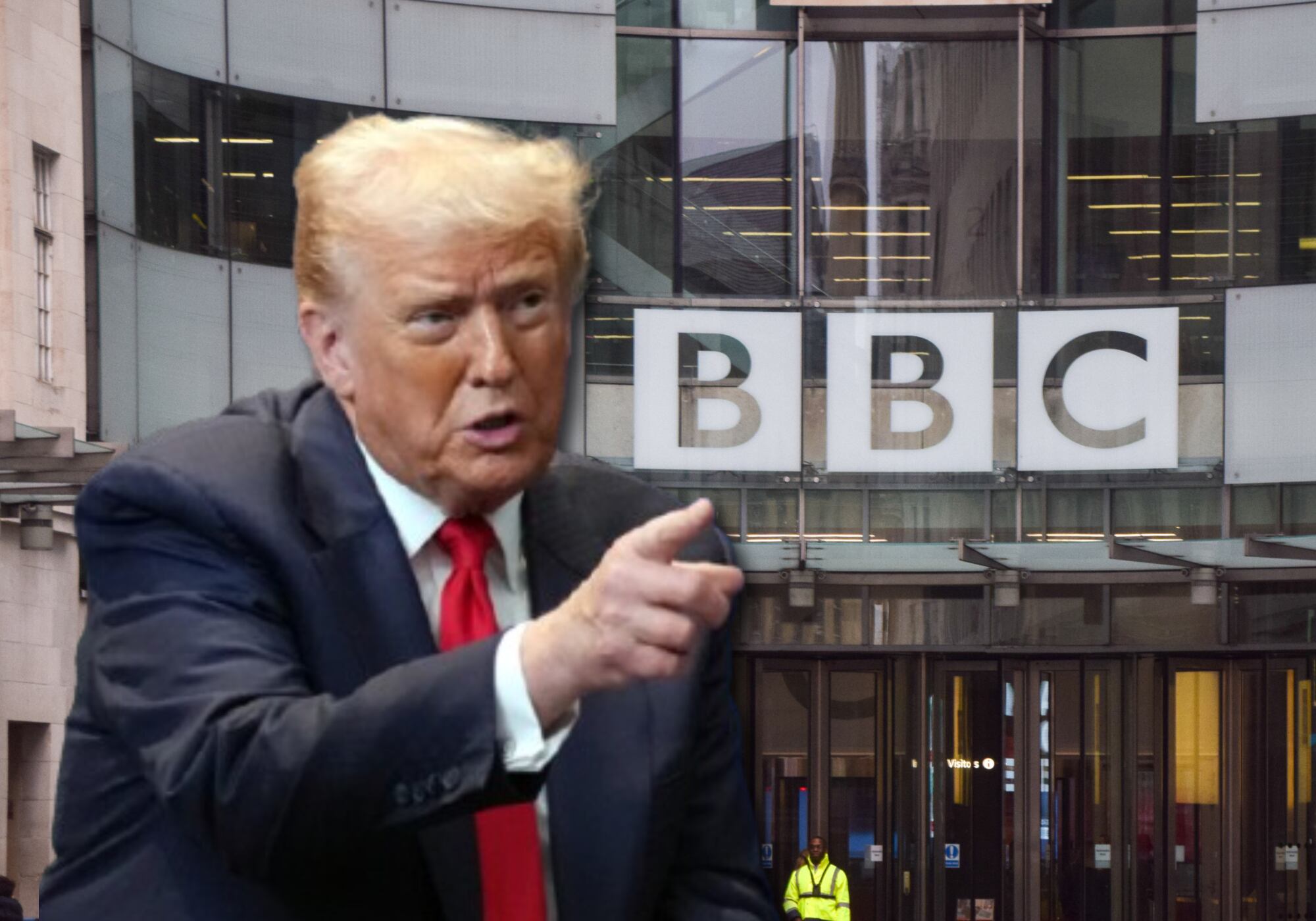 Donald Trump y BBC | Fotos: Getty Images