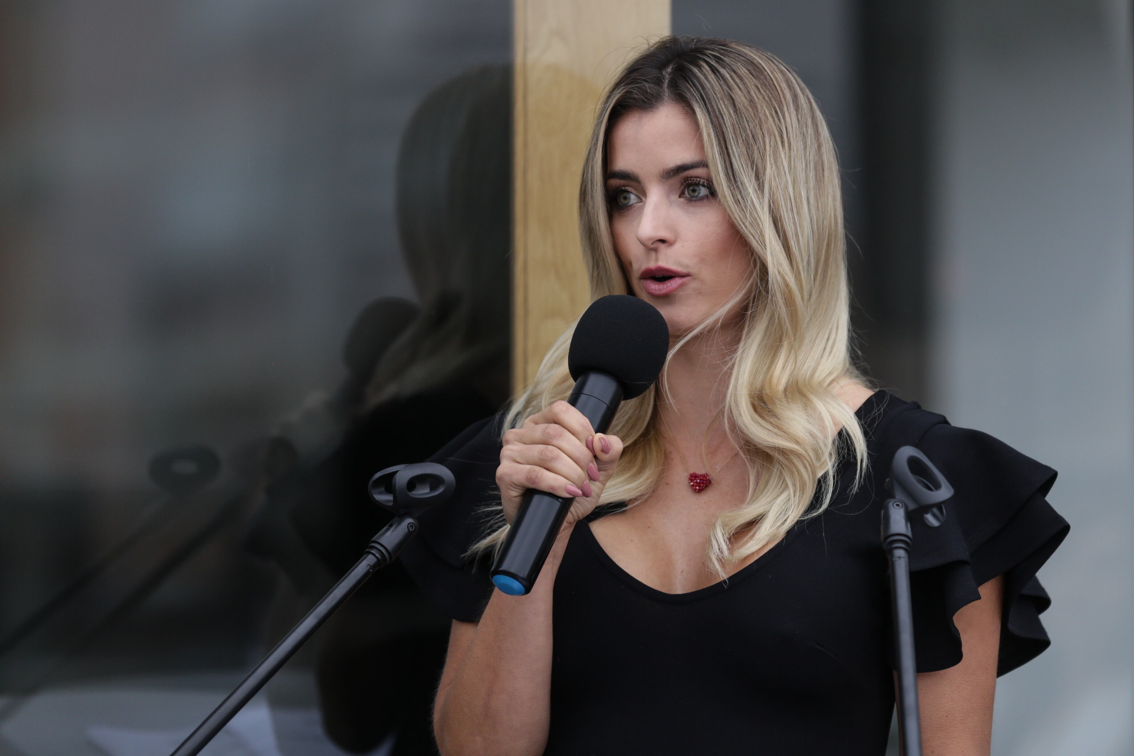 Bogotá, febrero 26 del 2019. Entrega de la lista de nominados a los premios India Catalina. En la foto: Cristina Hurtado. (Colprensa - Diego Pineda)