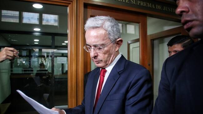 Álvaro Uribe. Foto: Colprensa - Camila Díaz