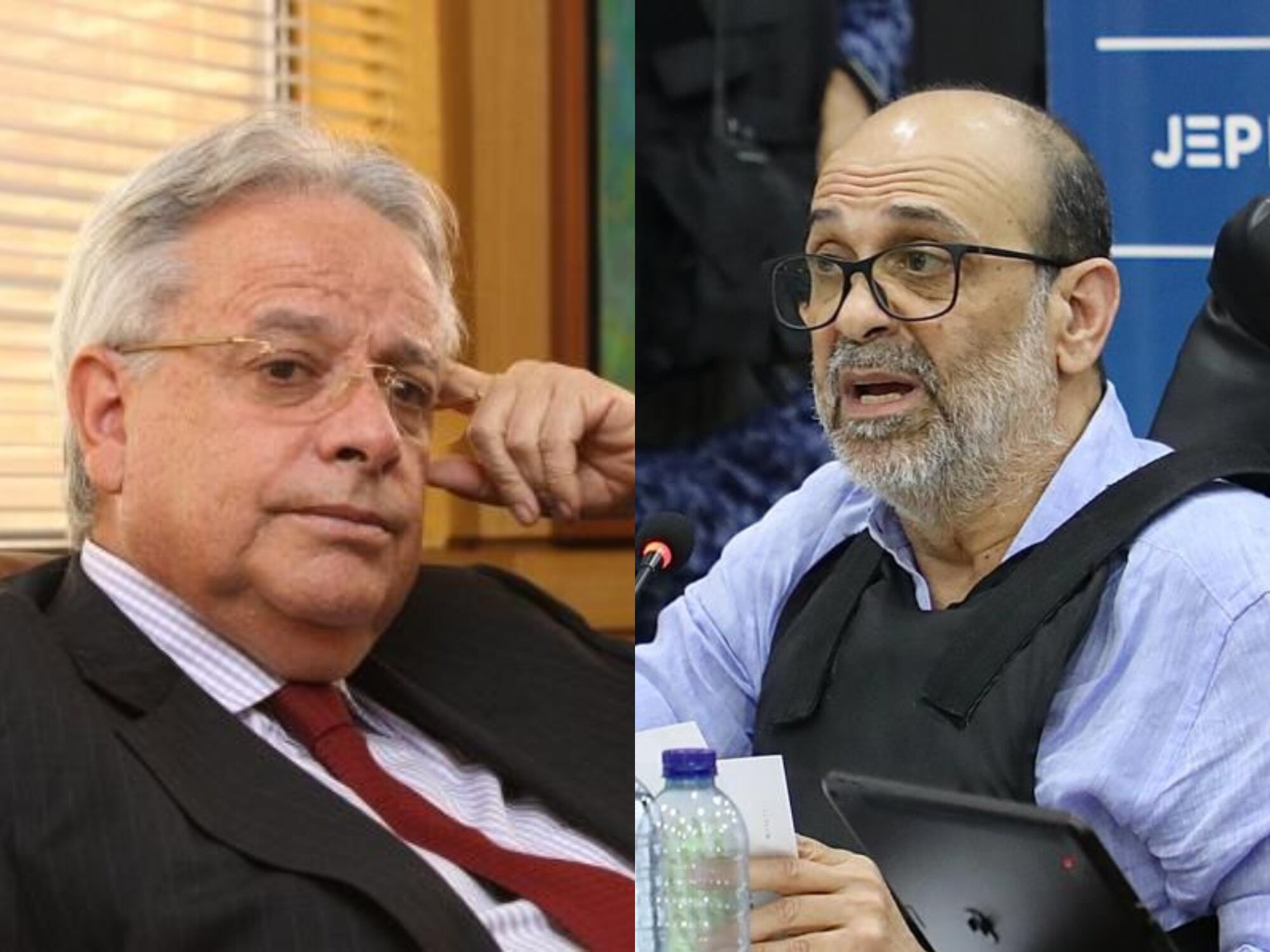 Augusto Jiménez y 'Jorge 40'. Foto: Colprensa y Cortesía.