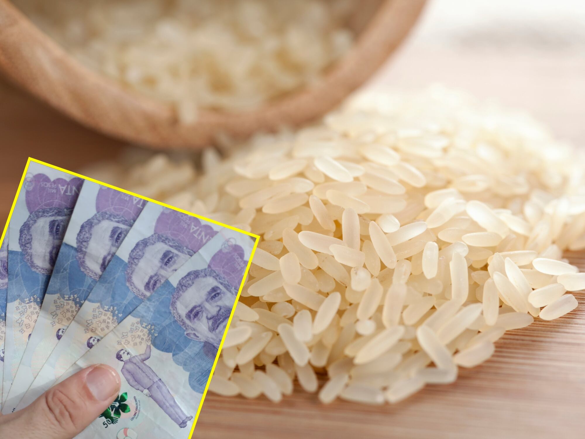 Imágenes de arroz y dinero Colombia. Fotos: Getty Images