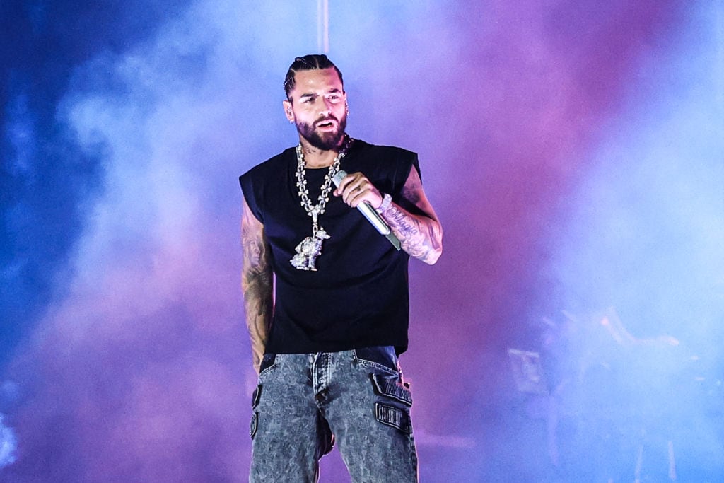 Maluma en concierto. Foto: John Parra/Getty Images