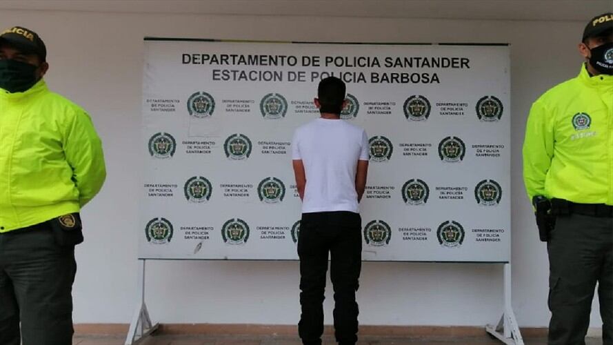 Capturas por delitos sexuales. Foto: Policía Santander.