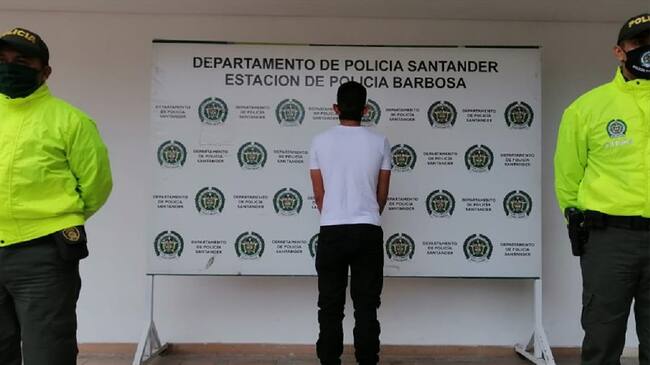 Capturas por delitos sexuales. Foto: Policía Santander.