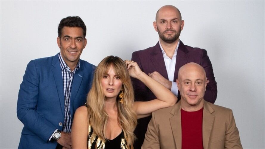 Jurados y presentadora de Masterchef Celebrity. Foto: Colprensa