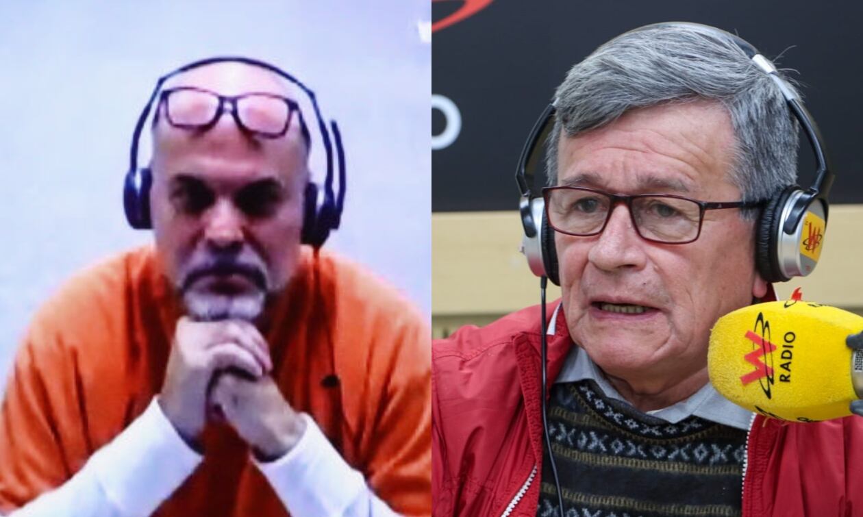 Salvatore Mancuso y Pablo Beltrán. Foto: Getty Images y W Radio.