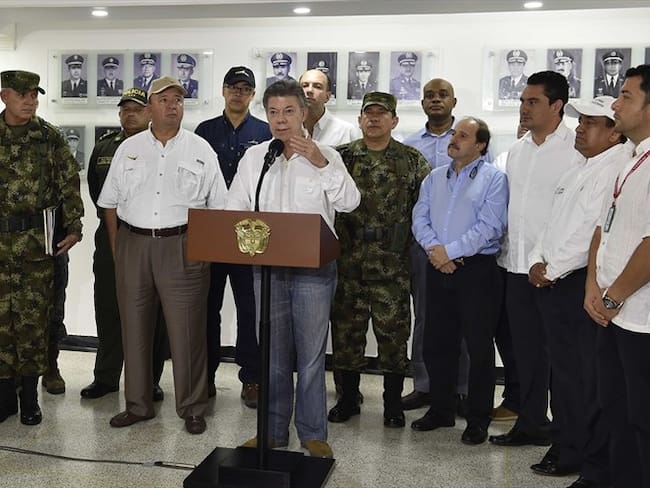 Juan Manuel Santos en el Consejo de Seguridad, Arauca. Foto: www.presidencia.gov.co