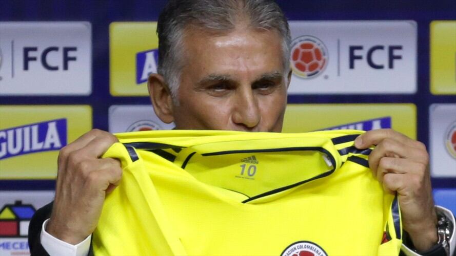 Carlos Queiroz como DT de la selección Colombia de fútbol.. Foto: Colprensa