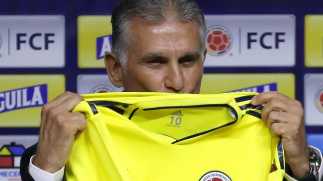 Carlos Queiroz como DT de la selección Colombia de fútbol.. Foto: Colprensa
