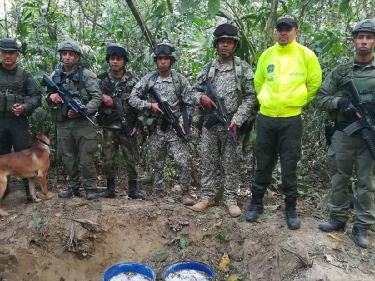 Destruyen una tonelada de explosivos que pertenecerían a “Gentil Duarte”