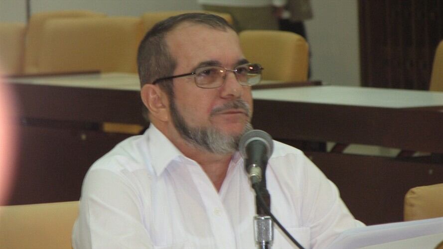 Las Farc denunciaron el sobrevuelo de un helicóptero militar en zona veredal de Caño Indio, en Norte de Santander, donde se encuentra Rodrigo Londoño Echeverri, Timochenko. Foto: Colprensa