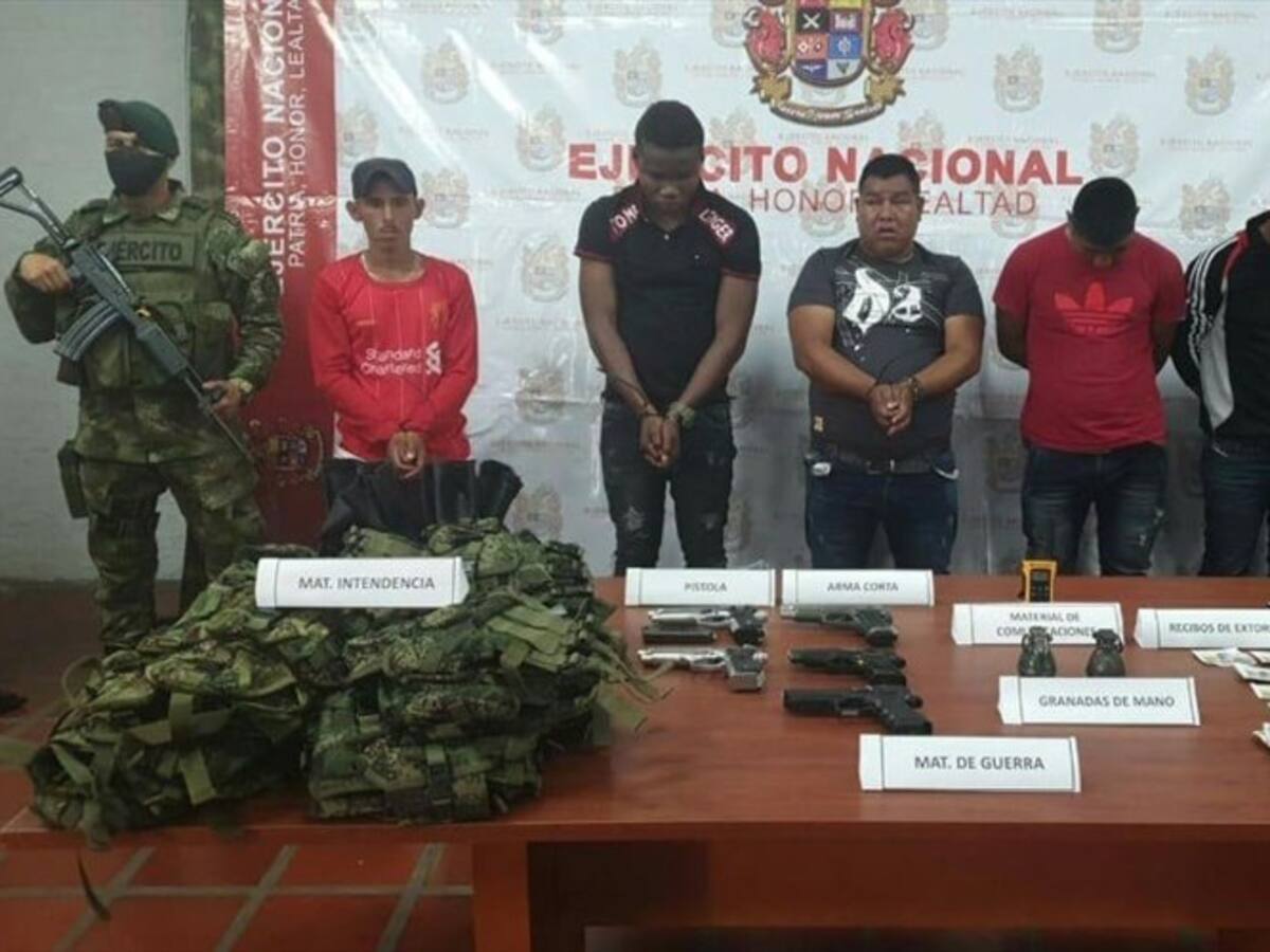 Capturan a ‘James El Gordo’, hombre de confianza de alias Mayimbú en Cauca