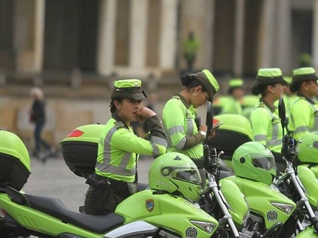 Policía de Tránsito. Foto: Colprensa