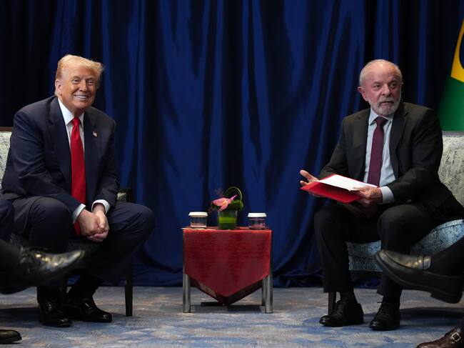 Lula Da Silva y Donald Trump. Foto: Andrew Harnik/Getty Images