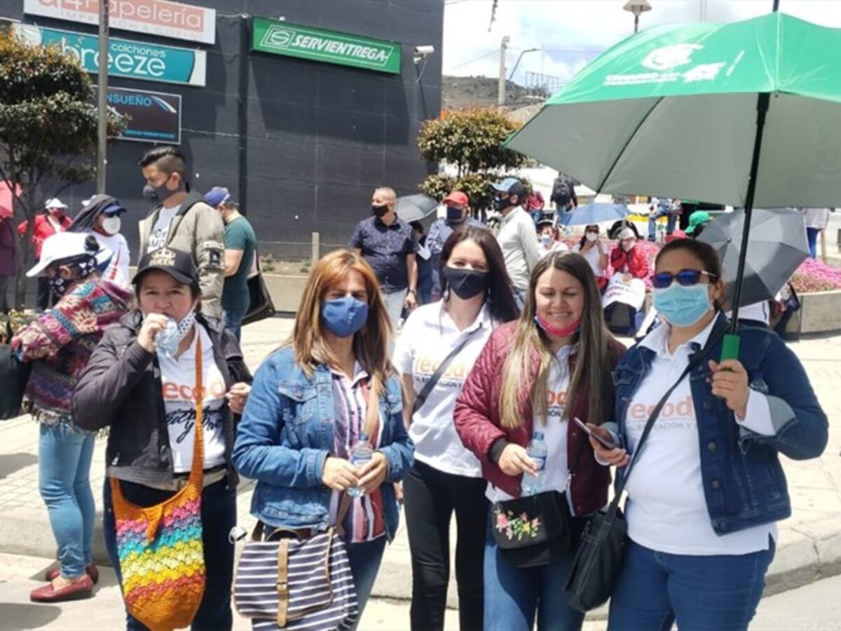 Avanzan movilizaciones de educadores en Tunja