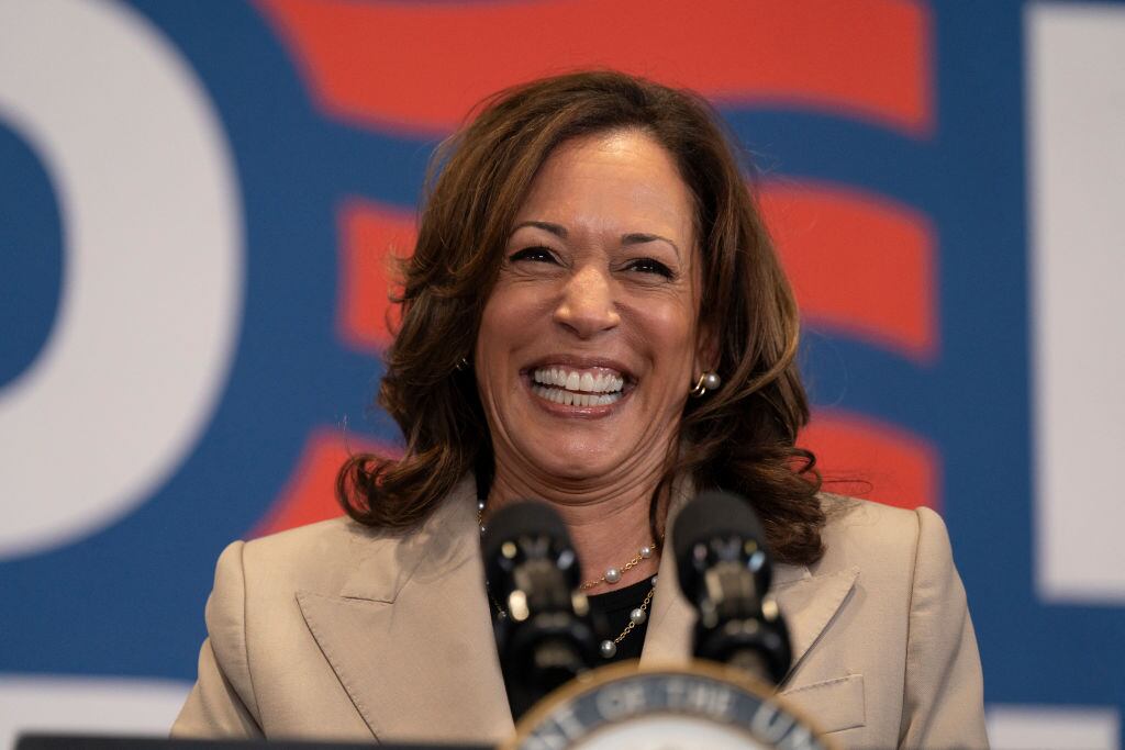 Kamala Harris. (Photo by ALLISON JOYCE/AFP via Getty Images)