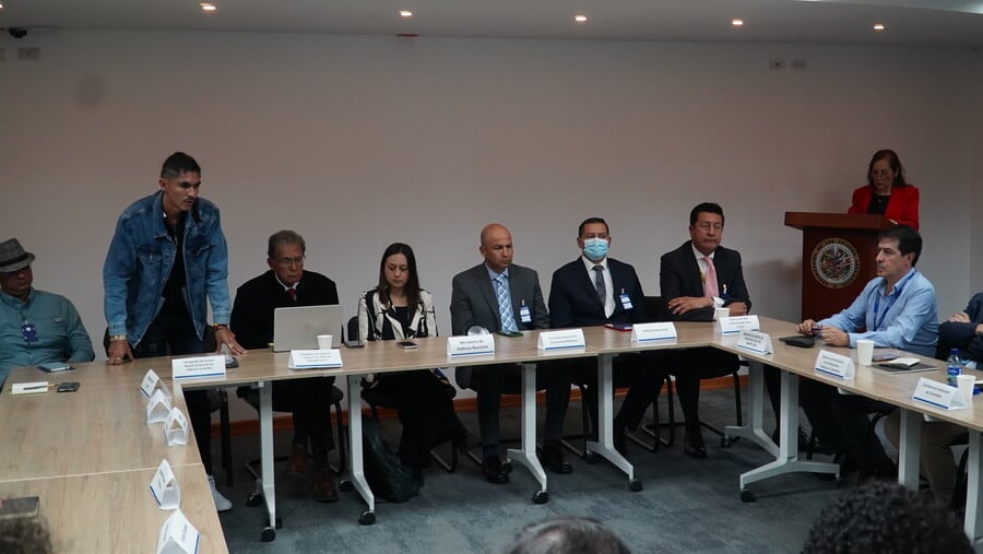 Instalación del Mecanismo de Veeduría, Monitoreo y Verificación que se encargará de verificar el cumplimiento del Acuerdo de Respeto a la Población Civil y Cese al Fuego entre el gobierno y las disidencias. Foto: Colprensa.