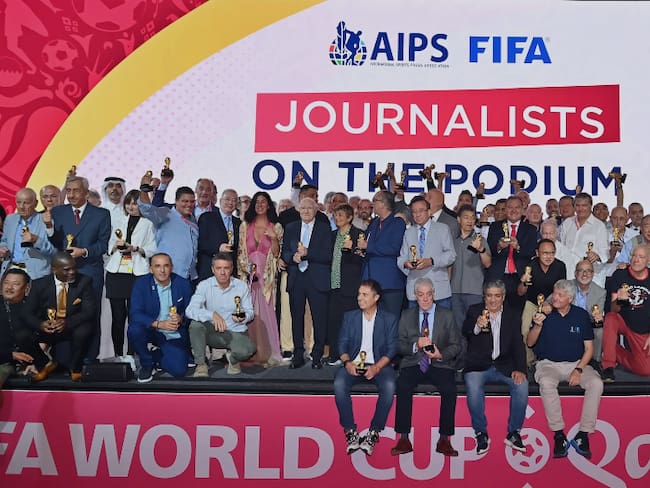 La AIPS y la Fifa premió a cuatro periodistas colombianos en Qatar