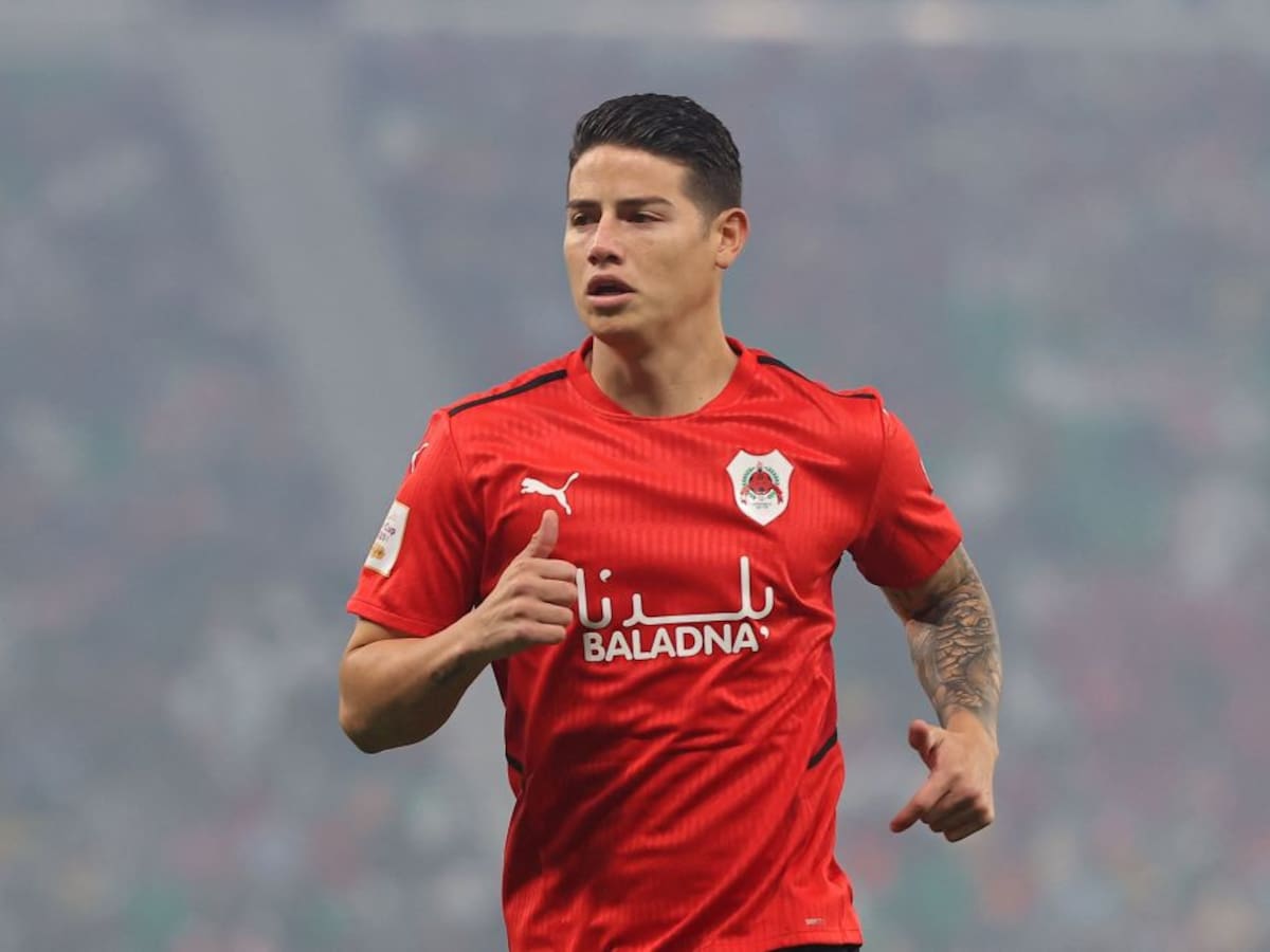 Video: De volea, James Rodríguez marcó un golazo y le dio la victoria al Al Rayyan