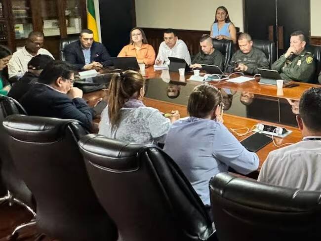 Reunión de autoridades en el Cauca. Crédito: cortesía Gobernación del Cauca.