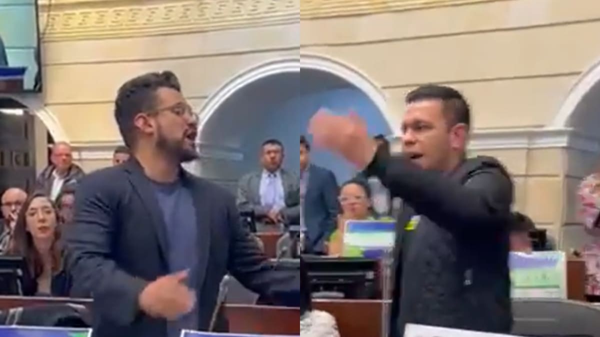 VIDEO: Agarrón entre Inti Asprilla y Jota Pe Hernández en pleno debate del cannabis