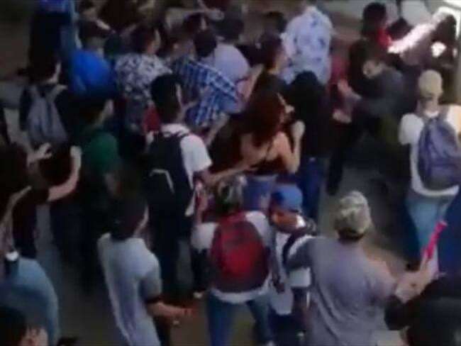 Asamblea de Uniatlántico terminó en enfrentamientos