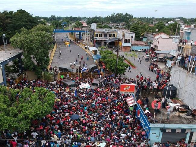 Los migrantes, que buscan huir de la pobreza y violencia en su país, continúan firmes en su empeño por llegar a Estados Unidos. Foto: Getty Images